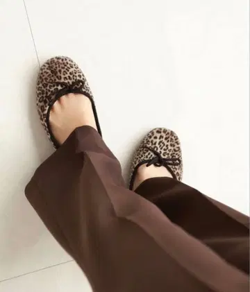 O'KYTI/오키티 레오파드 발레 슈즈 저널 스탠다드 37