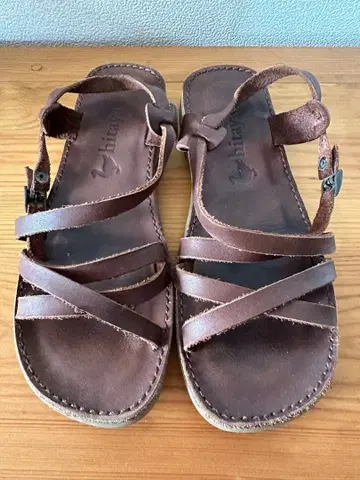 HITAYA 천연 가죽 샌들