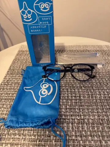 Zoff PC 안경 네이비 슬라임 디자인