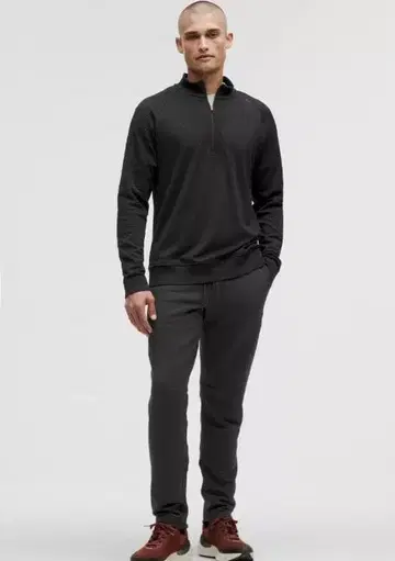 룰루레몬 Zeroed In 슬림핏 플리스 팬츠 블랙 L