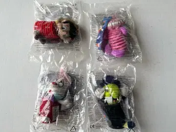 맥도날드 유로 해피밀 2003년 디즈니 클래식 4개 세트