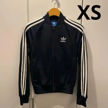 아디다스 오리지널 SST 트랙탑 트랙 저지 네이비 XS