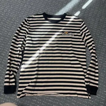 스트라이프 긴팔 티셔츠 코튼 100%