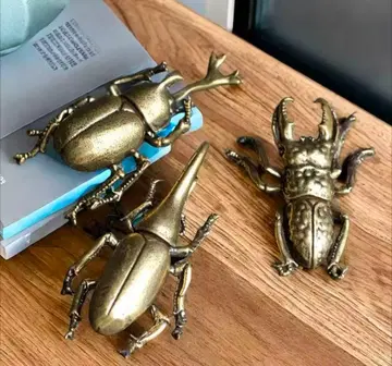 놋쇠 재질 곤충 피규어 세트