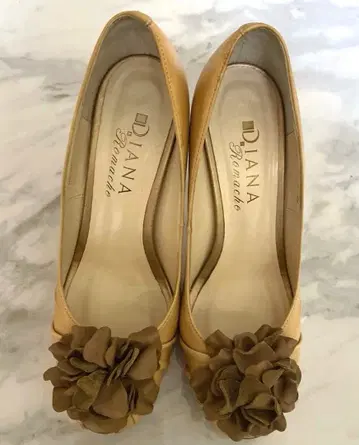 DIANA 하이힐 펌프스 베이지 계열 오픈토