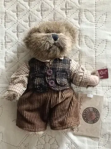 초레어! 택 포함! Russ Berrie 빈티지 컬렉션 테디베어