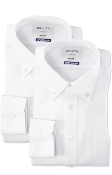 [새상품] ORIHICA 슈퍼 논아이론 와이셔츠 M