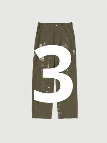WASHED BAGGY SATIN BLEACHED BAKER PANTS