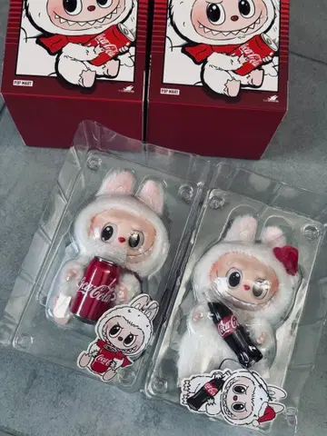 새상품 팝마트 코카 콜라 봉제 인형 2체 세트 라브브