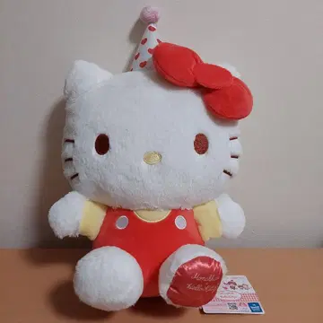 몬치치 x 헬로키티 기념일 초BIG 봉제 인형 KITTY