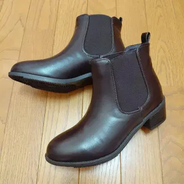 [ S ] 사이드 고어 부츠 브라운