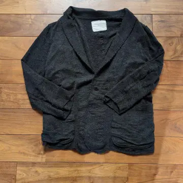 V::room 다크 그레이 가디건 자켓 바니스