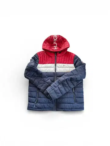 TOMMY HILFIGER 후드 부착 다운 자켓