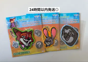 주토피아 2 와펜 스티커 닉 주디 플래시