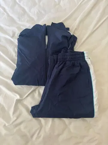 나일론 자켓 팬츠 세트 네이비