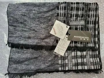 MANS SELECTED 체크 무늬 스톨