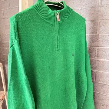 구제 의류 하프 지퍼 니트 XL