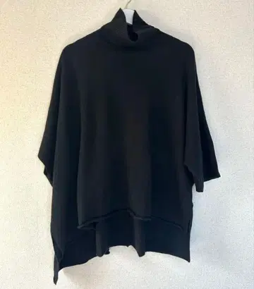 [ mizuiroind ] 판초 라이크 풀오버 니트