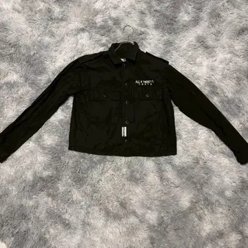 [ 스파이럴 걸 ] ( F ) 밀리터리 자켓풍 에포렛트 부착 빈티지 느낌