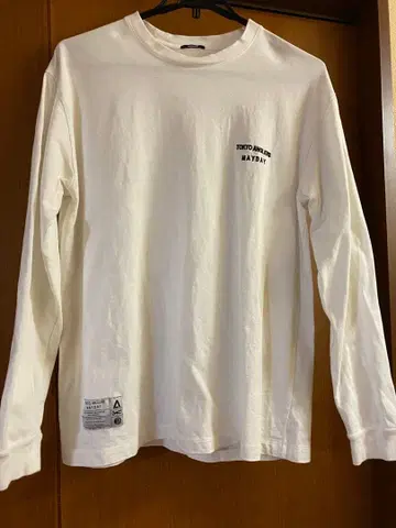 DENHAM 롱 T 화이트 콜라보