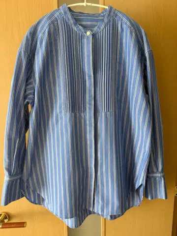 그린 라벨 릴랙싱 블라우스 파랑