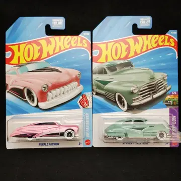 핫휠 US판 47 쉐비 플릿라인 퍼플패션 2대