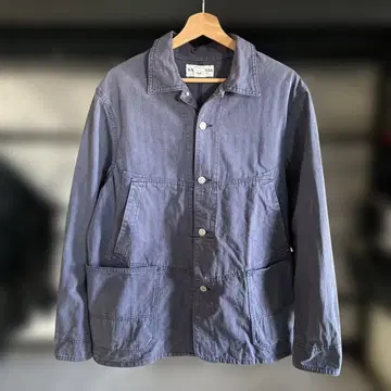 일본제 SASSAFRAS 커버올 네이비 L 사이즈