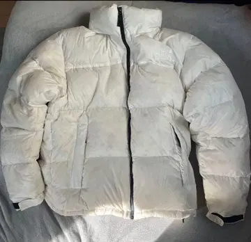 THE NORTH FACE UNDYED M 화이트 다운 자켓