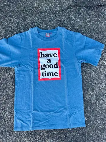 have a good time M 사이즈 티셔츠 파랑