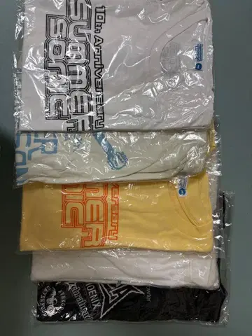 SUMMER SONIC 10주년 기념 T셔츠 5장