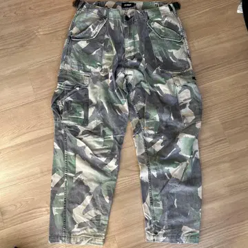 XLARGE 카모플라쥬 카고 팬츠 32