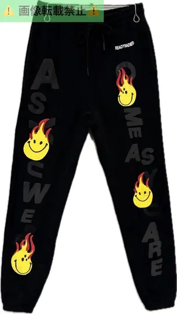 READYMADE 파이어 니코짱 맨투맨 팬츠 S