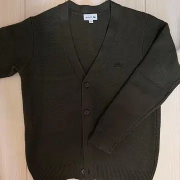 [새상품급] LACOSTE 밀리터리 니트 가디건 M/US4