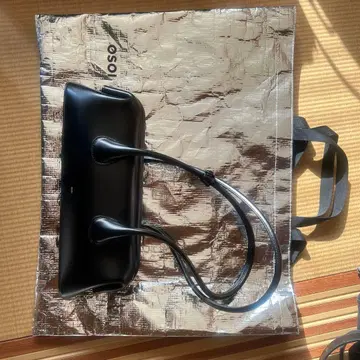 osoi 블랙 합성 피혁 숄더백