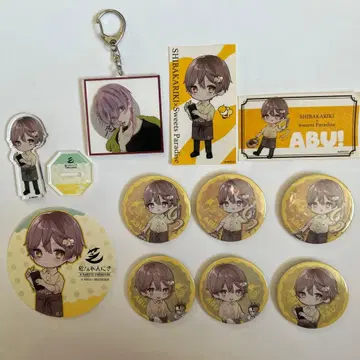 키쨩 캔뱃지 아크릴 스탠드 키링 스티커 세트