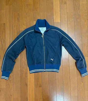 PUMA 트랙 자켓 숏 기장 저리 블루종 아우터