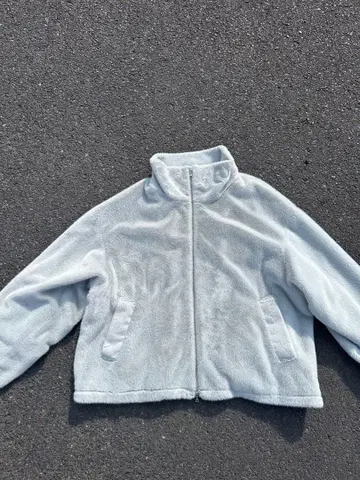 HARE 스탠드 퍼 블루종 그레이