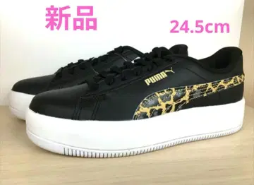 PUMA 플랫폼 스니커즈 블랙/골드