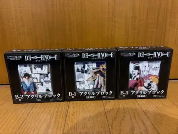 데스노트 DMM 복권 B상 아크릴 블록 야가미 라이토 L 미사