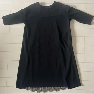 야마토 드레스 블랙 원피스 레이스 M 사이즈 고급 일본제 JAPAN 포켓