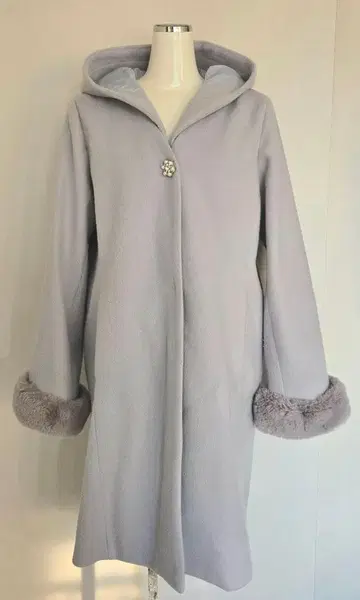 후드 부착 롱 코트 LL 사이즈 새상품 미사용