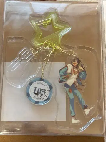 니키 시노 아크릴 키링과 카드 세트