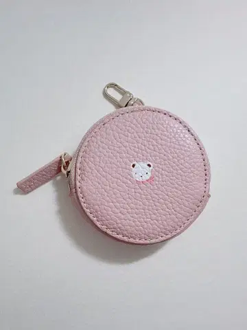 파미리아 가죽 파우치 핑크 참