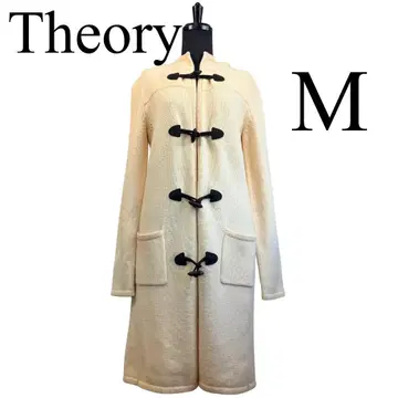 Theory 크림색 더플 코트 M