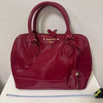 Samantha Vega 와인 레드 핸드백