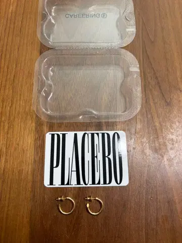 커리어 반지 301 PLACEBO 골드 양쪽 귀