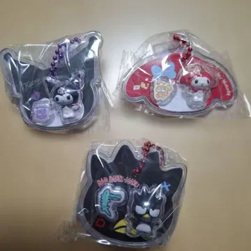 쿠로미 마이멜로디 배드마츠마루 키링 3개 세트