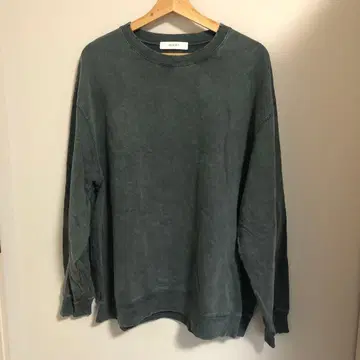 INHERIT 그레이 크루넥 트레이닝복