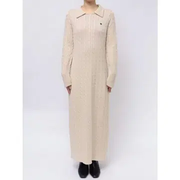 Lagunamoon [ POLO BCS 콜라보 ] 케이블 니트 원피스