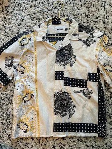 MSH 꽃무늬 반팔 셔츠